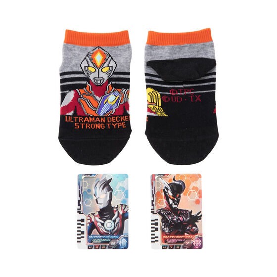 PRE-ORDER : Ultraman Decker Socks with Ultra Dimension Card (15-20cm)