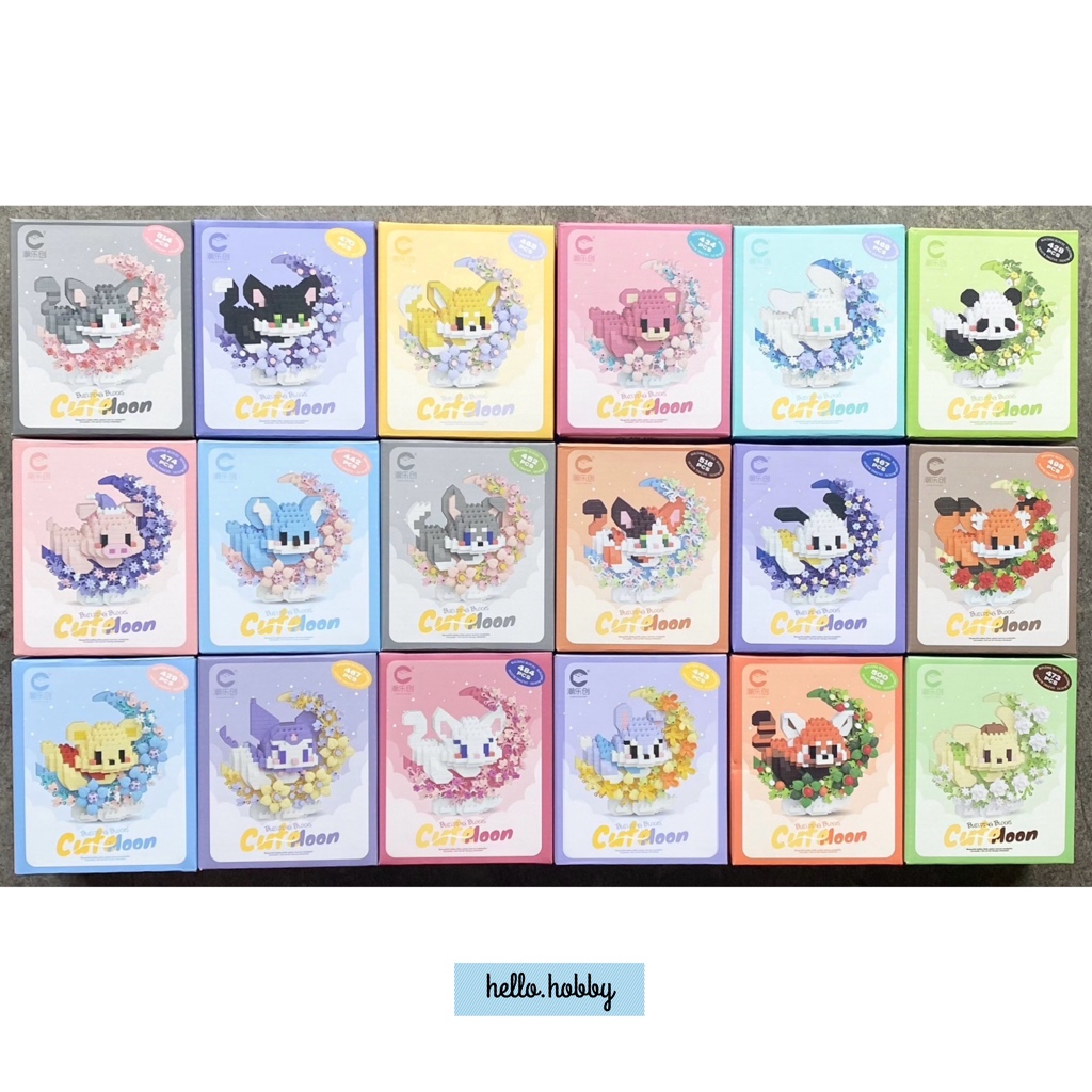 ตัวต่อนาโน Size L - CLC 8966-8983 Sweet Moon
