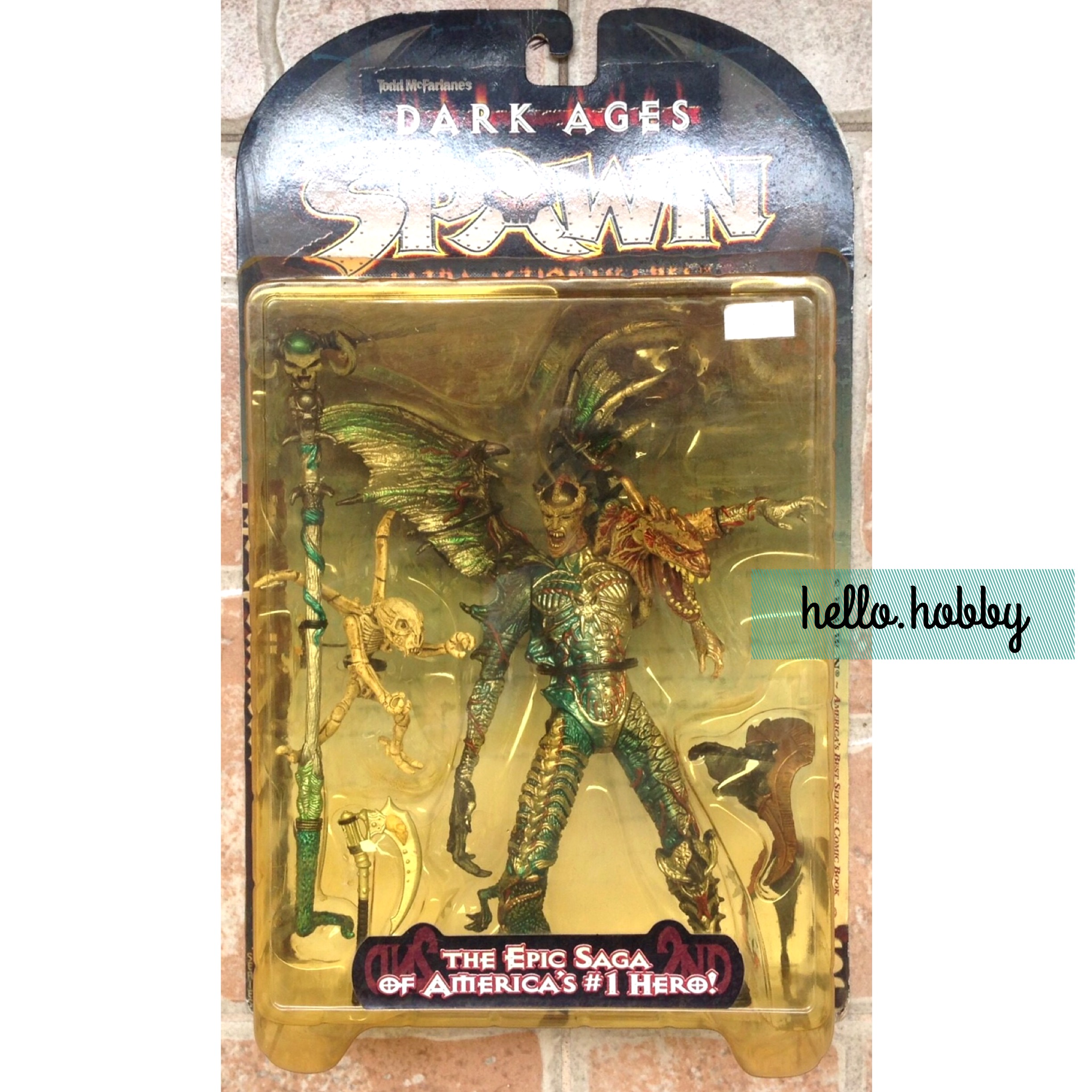 Spawn Series 11 - Dark Ages - The Spellcaster Repaint Ver. (blue & silver)