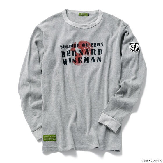 PRE-ORDER : STRICT-G.ARMS "Mobile Suit Gundam 0080 War in the Pocket" Waffle Long Sleeve T-shirt