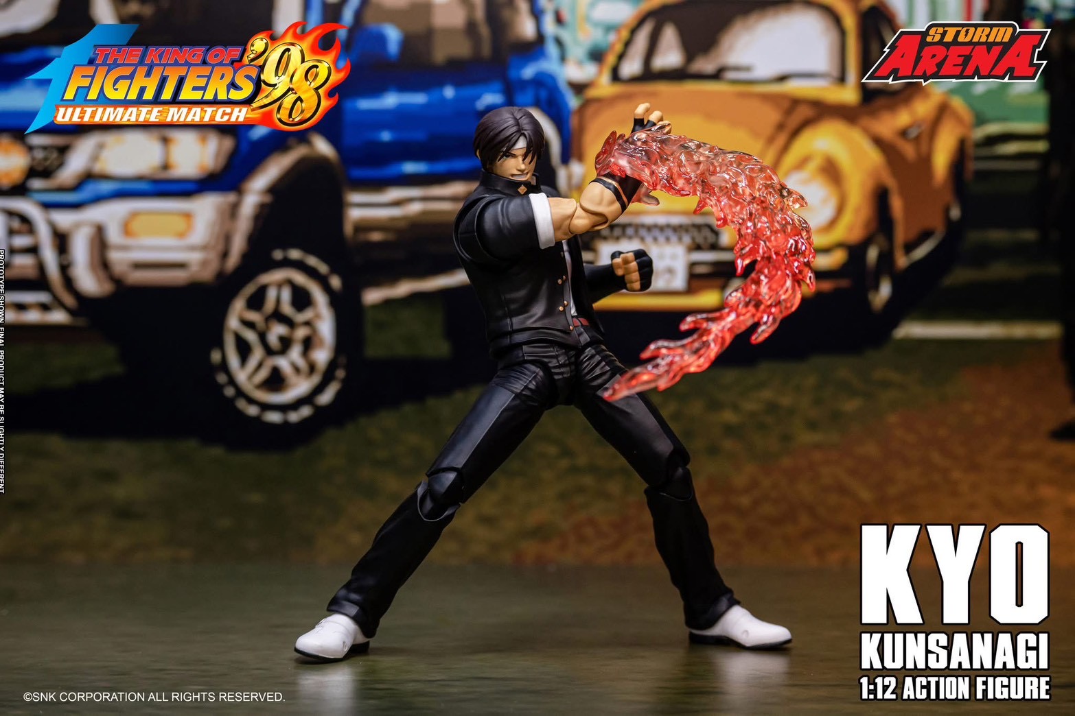 Pre-order : STORM ARENA The King Of Fighter’s 98um Kyo Kusanagi 1/12 Scale Action Figure by Storm Collectibles