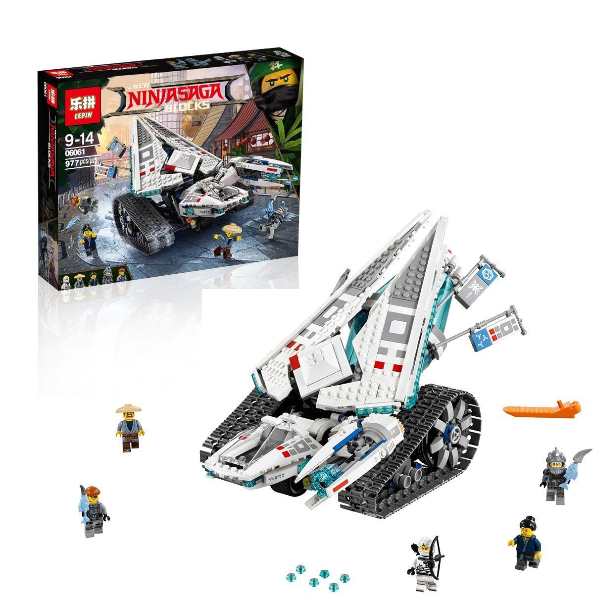 Lepin 06061 Ninjago Ice Tank 977pcs