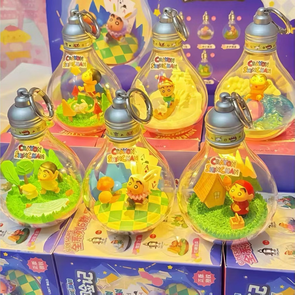 โมเดลได้ 1 ตัว - Crayon Shinchan - Adventure in The Light Bulb Series by Lianyu (มีไฟ)