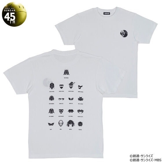 PRE-ORDER : Gundam Series 45th Anniversary Mask Collection item T-Shirt