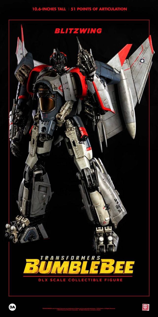Pre-order : Transformers Bumblebee: DLX Scale Collectible Figure Series - Blitzwing by 3A ThreeZero (Re-product)