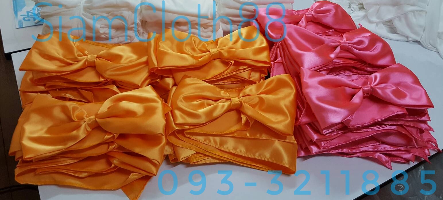 โบว์สำเร็จรูป เนื้อผ้าต่วน