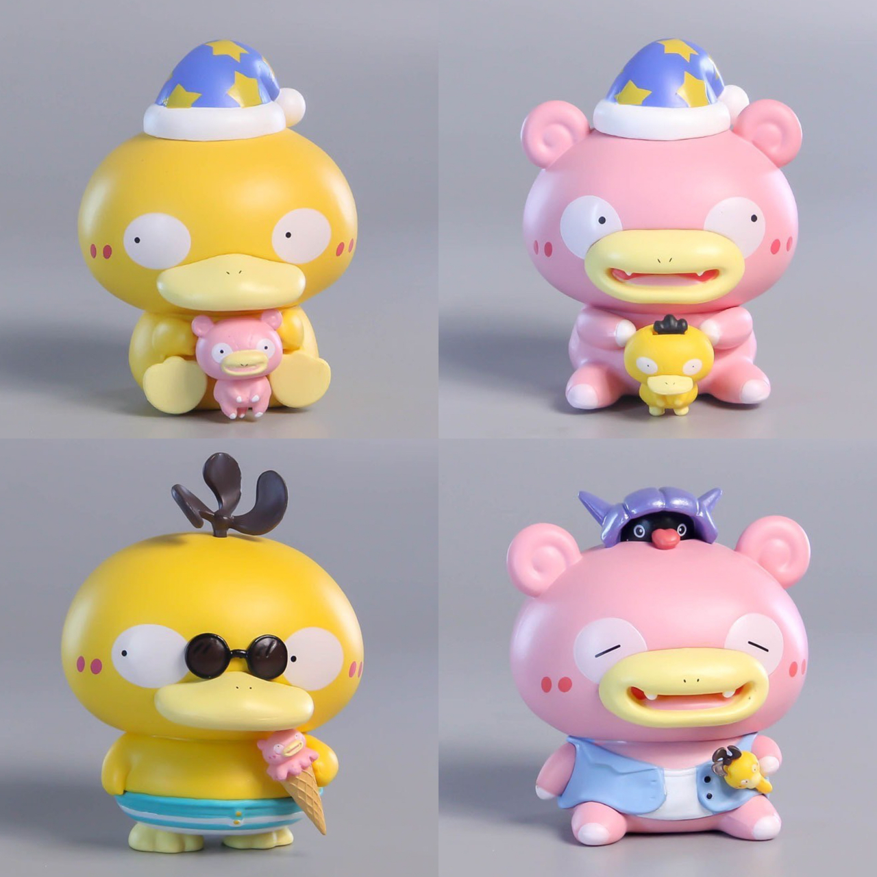 Pokemon - Beach & Sleep - Psyduck & Slowpoke