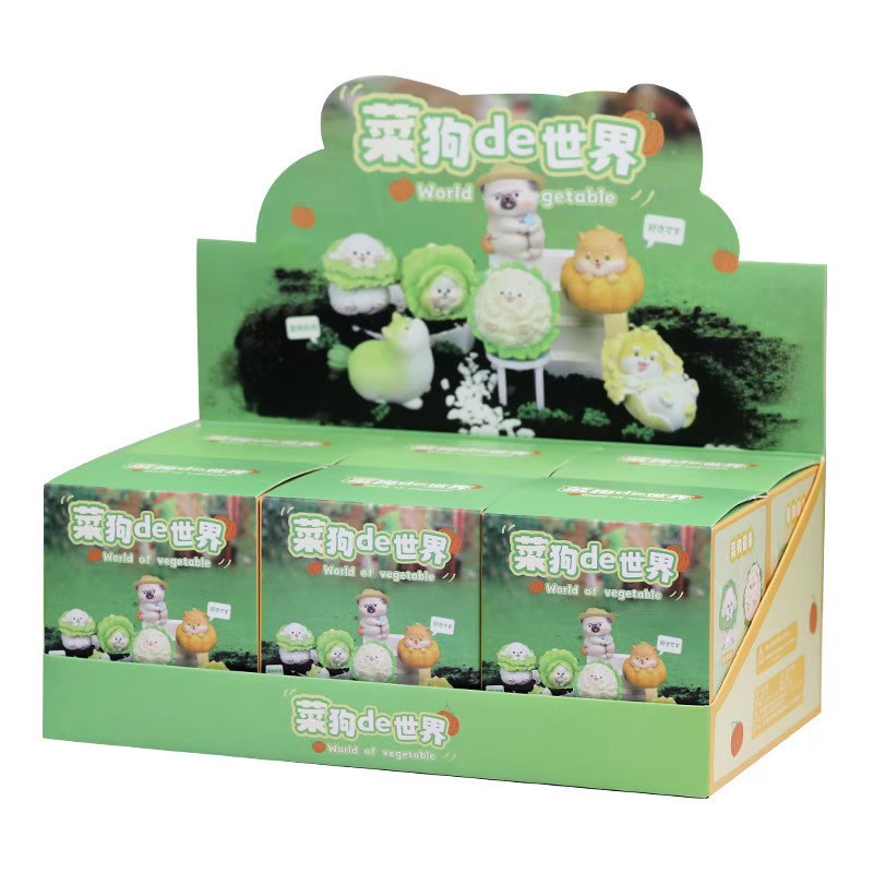Blind Box ชุดหมาผัก ได้ 1 กล่อง- Vegetable Fairy The World of Vegetable (set of 6+1secret)