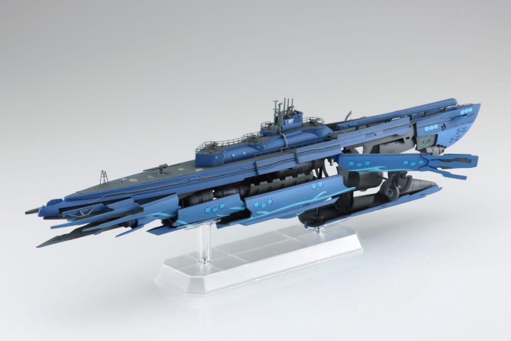 Pre-order : Arpeggio of Blue Steel -Ars Nova- 1/350 Submarine Bluesteel I-401 Plastic Model Kit by Aoshima