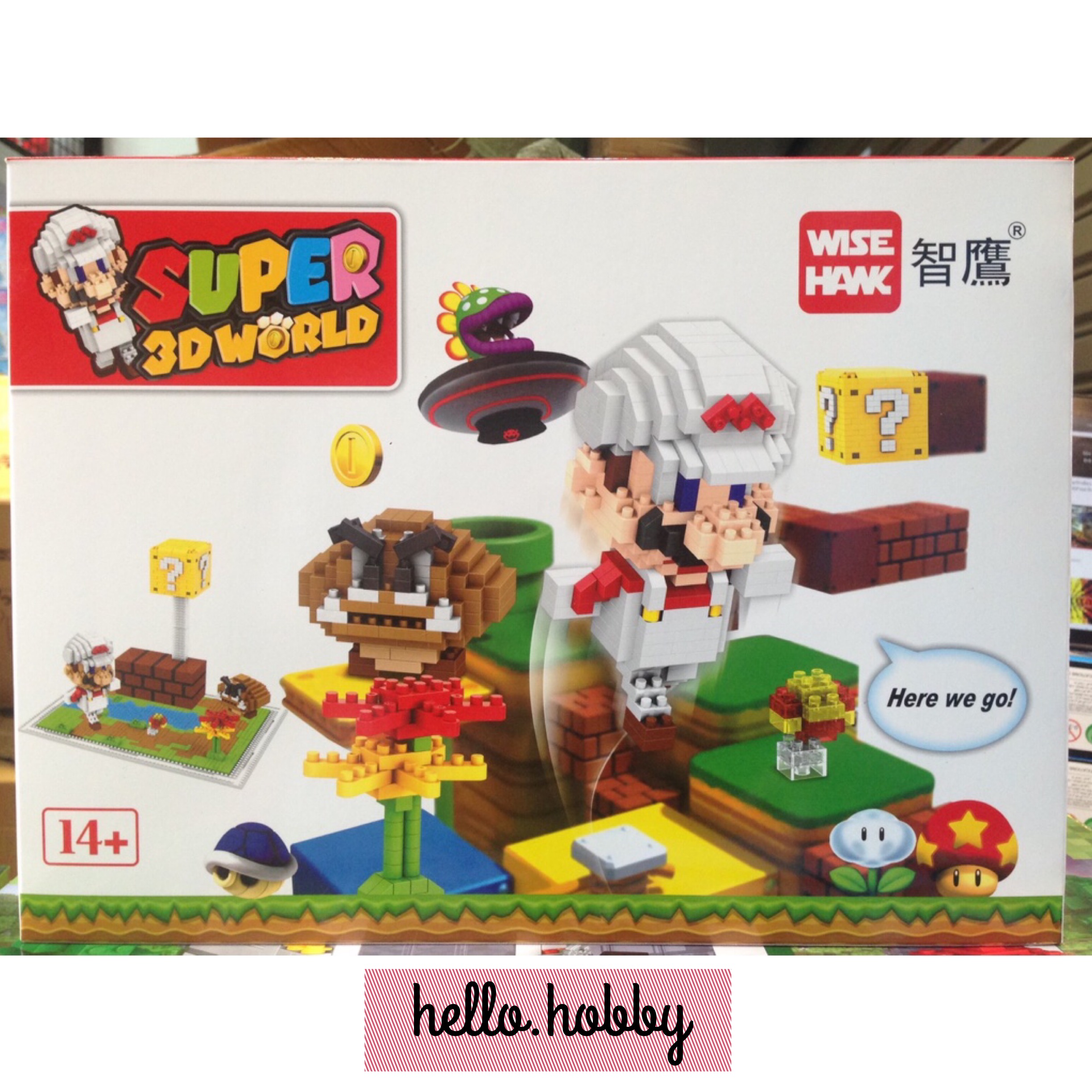 Wise Hawk 2403 Super Mario 3D Word Set 1843pcs