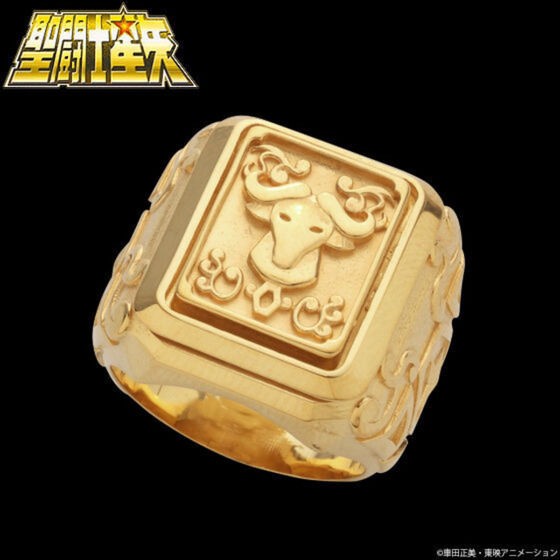 PRE-ORDER : Saint Seiya Gold Cloth Box Design Silver925 Ring