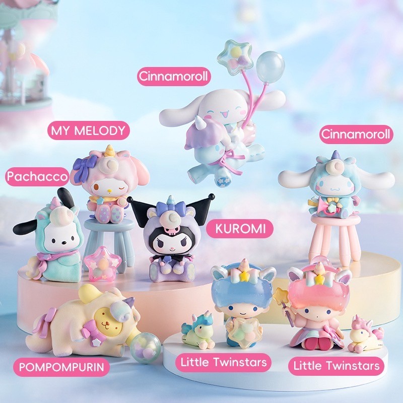 โมเดล ได้ 1 ตัว | Sanrio Characters Fantasy Paradise Series by Miniso