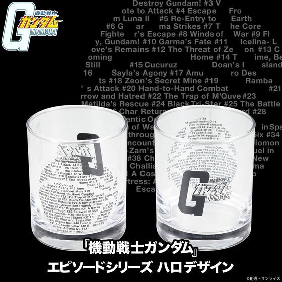 PRE-ORDER : Mobile Suit Gundam Episode Series Glass Haro Design