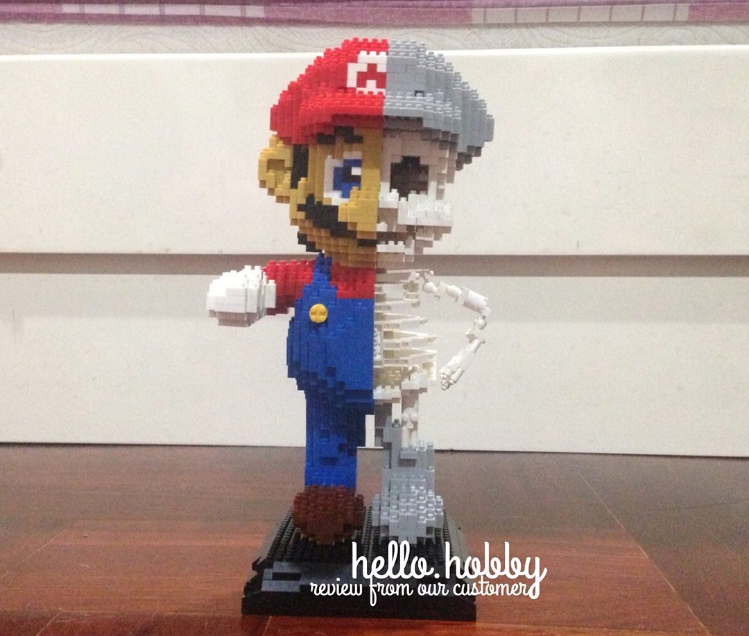 ZRK 7807 Dissection Skeleton Mario 1686pcs
