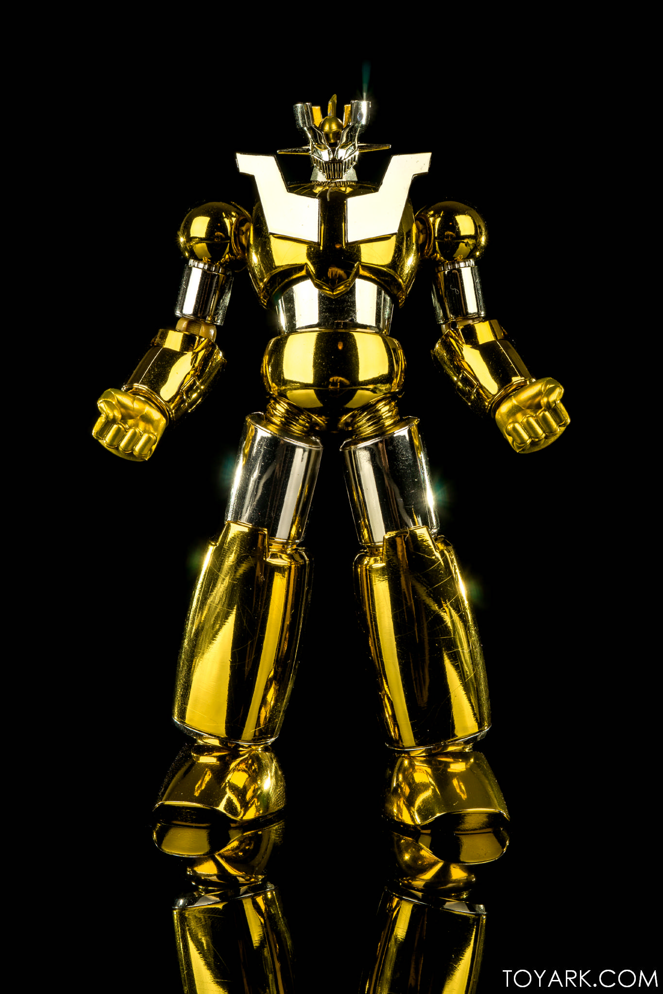 Super Robot Chogokin Shin Mazinger Z Gold Ver. Tamashii Nations 10th Anniversary World Tour Exclusive by Bandai