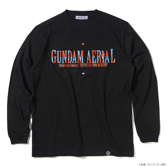 PRE-ORDER : STRICT-G "Mobile Suit Gundam: The Witch from Mercury" Long Sleeve T-shirt Gundam Aerial