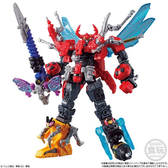 PRE-ORDER : Mini Pla Shugod Gattai series 03 Tarantula Knight & Guardian Weapons Set