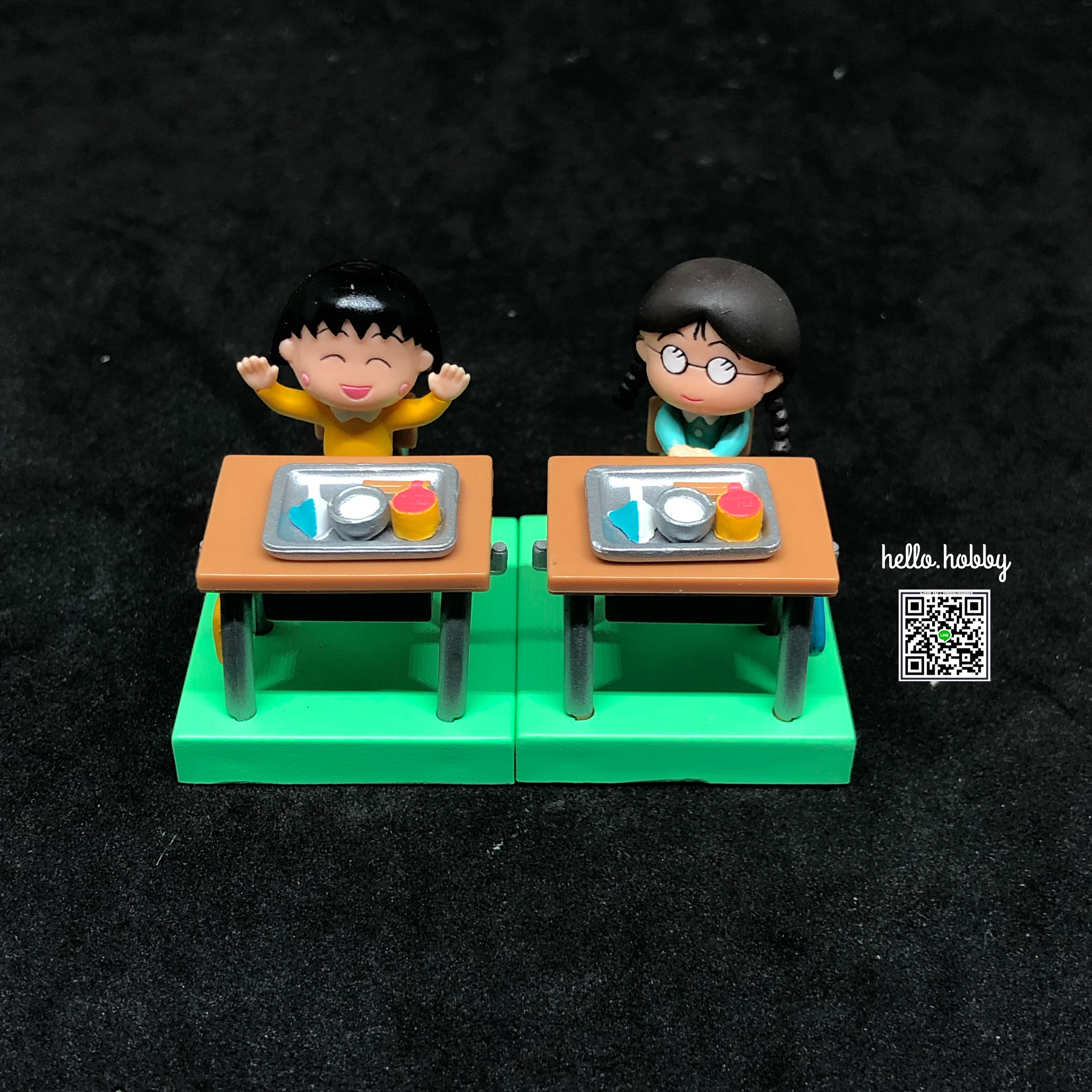 Gashapon - กาชาปองงานฉาก มารูโกะ Diorama Chibi Maruko-chan by Bandai (Set of 6)