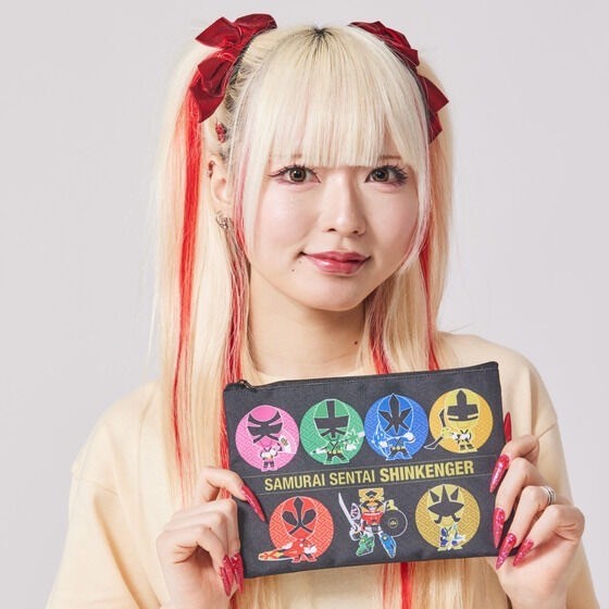PRE-ORDER : Samurai Sentai Shinkenger Deformed / Choudenshi Bioman x AIKA ELECTRONICS Pouch