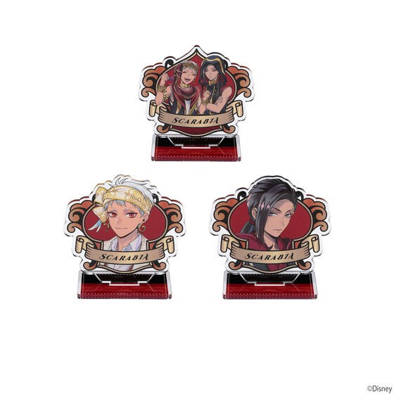 PRE-ORDER : Hapikuro! Disney Twisted Wonderland Uniform Pattern Acrylic Stand (Random)