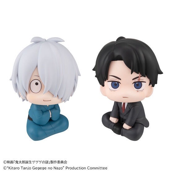 PRE-ORDER : Rukappu Movie "The Birth of Kitaro: The Mystery of Gegege" Kitaro's Father & Mizuki Set [Includes Limited Cushion]