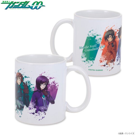 PRE-ORDER : Mobile Suit Gundam 00 Character Illustration Mug