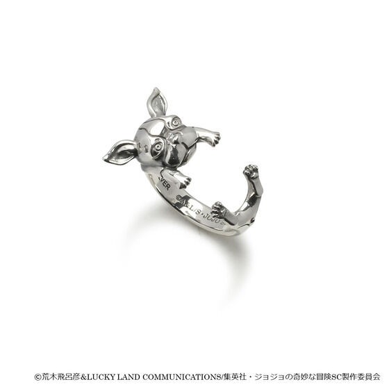 PRE-ORDER : [JAM HOME MADE collaboration] JoJo's Bizarre Adventure Stardust Crusaders Iggy Ring