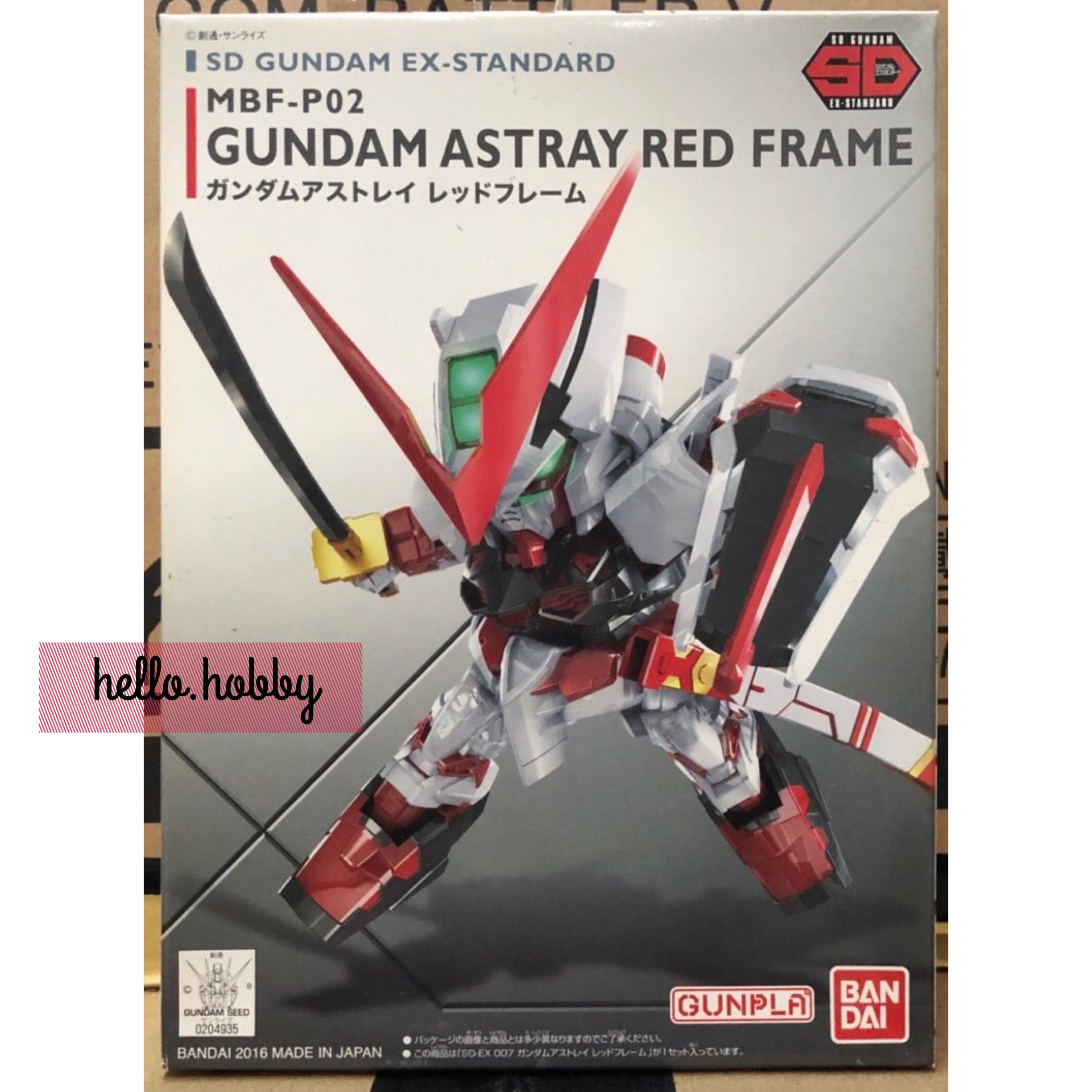 SD GUNDAM EX-STANDARD 007 Gundam Astray Red Frame by Bandai