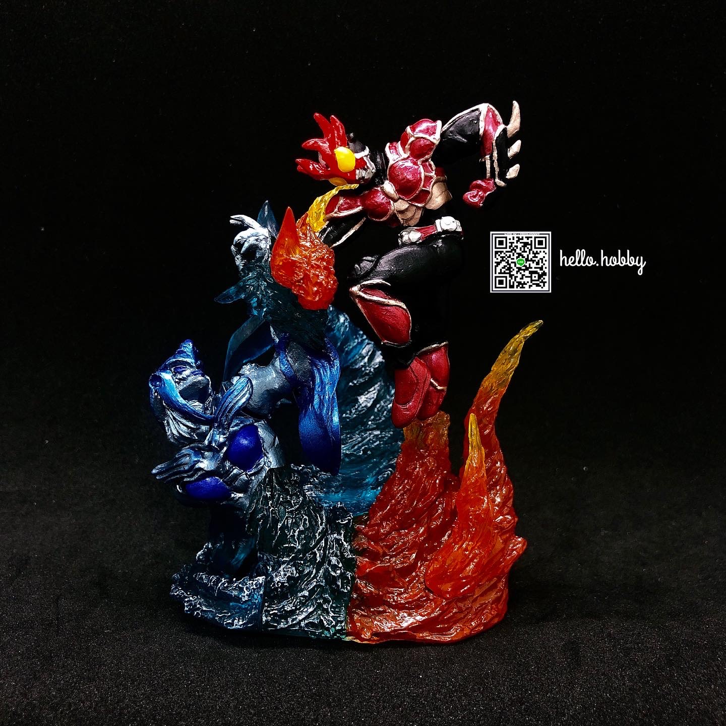 กาชาปอง งานฉาก ไรเดอร์ HG Kamen Rider Imagination 2 Diorama Gashapon by Bandai (Set of 5)