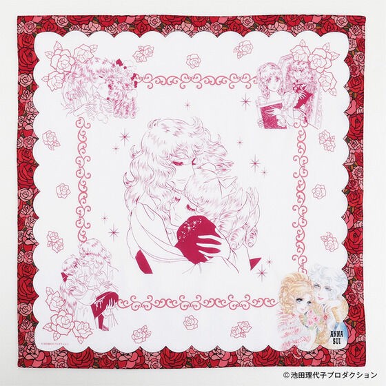 PRE-ORDER : Rose of Versailles ANNA SUI Print Handkerchief