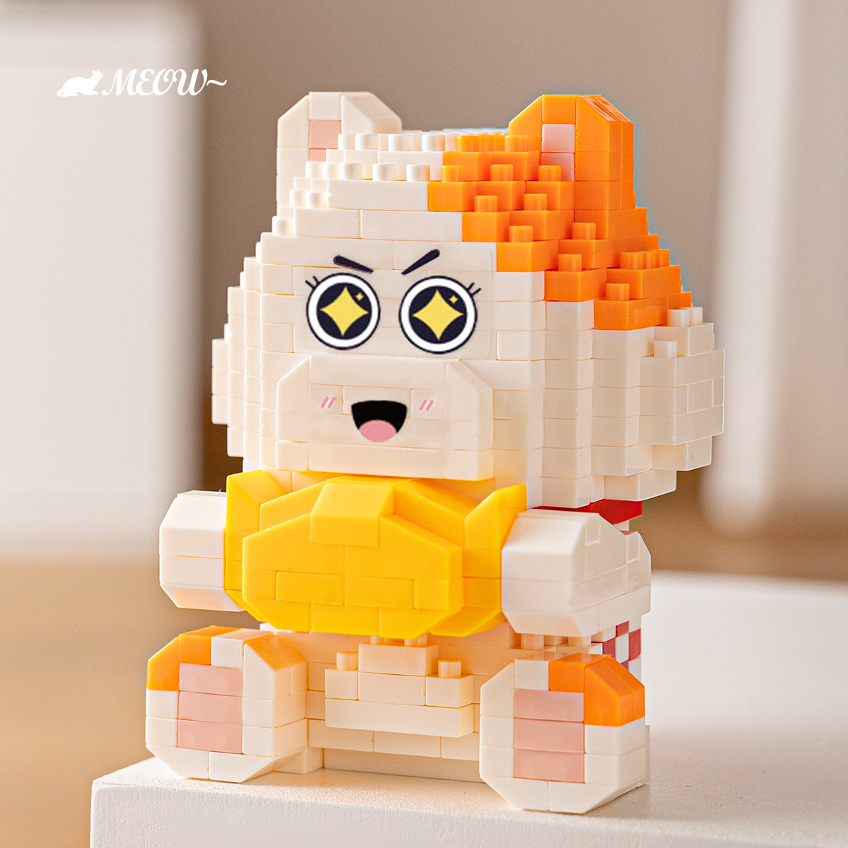 ตัวต่อนาโน Size L - A 612 - A 617 Funny Cat