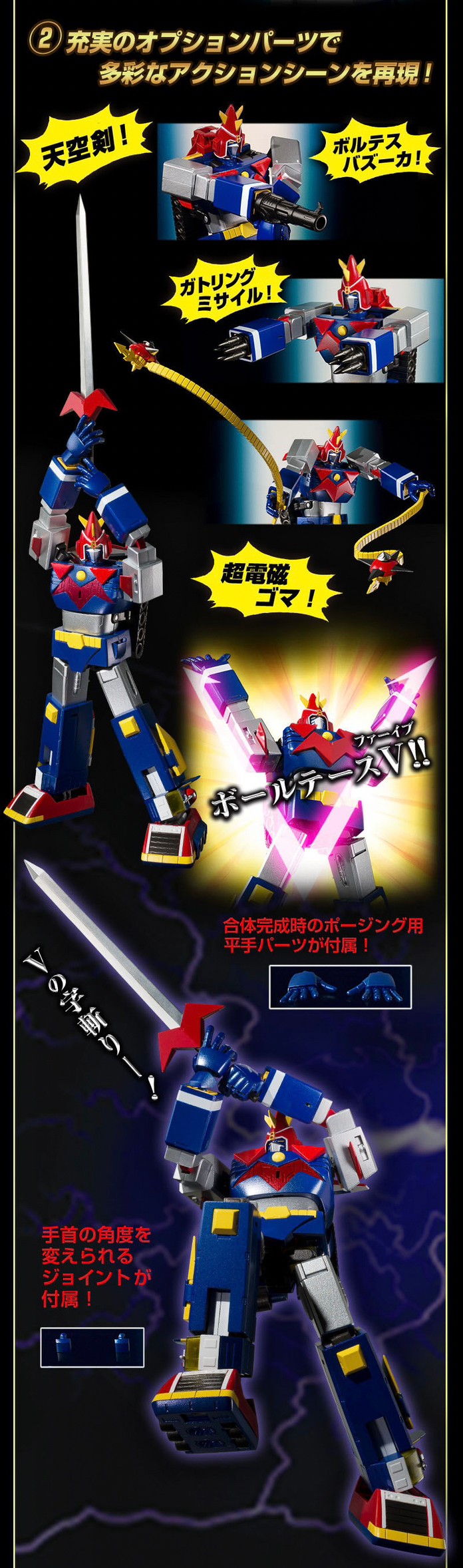 PRE-ORDER : SMP [SHOKUGAN MODELING PROJECT] Voltes V V Together