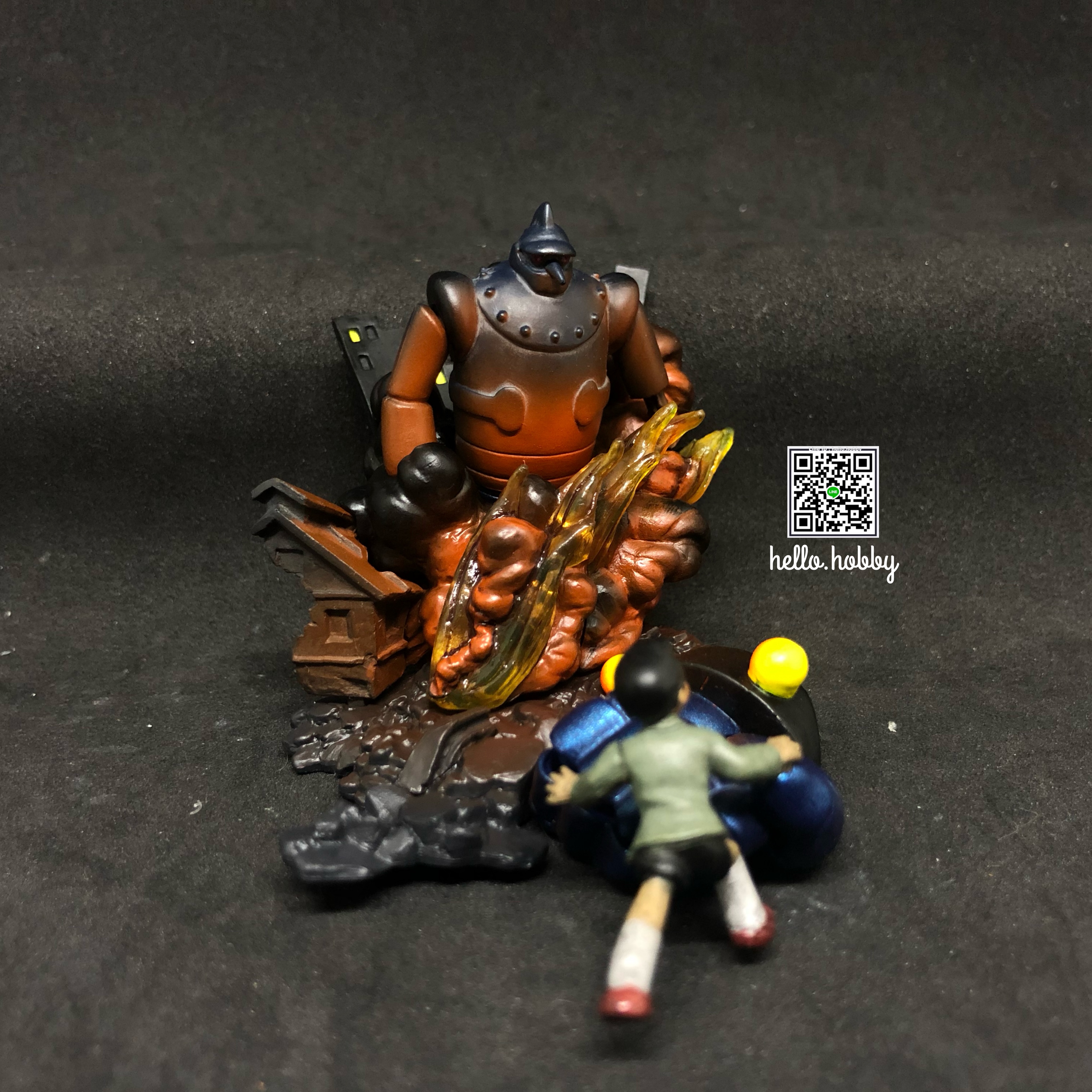 HG Gigantor Tetsujin 28 Imagination Collection Diorama Gashapon (Set of 4)