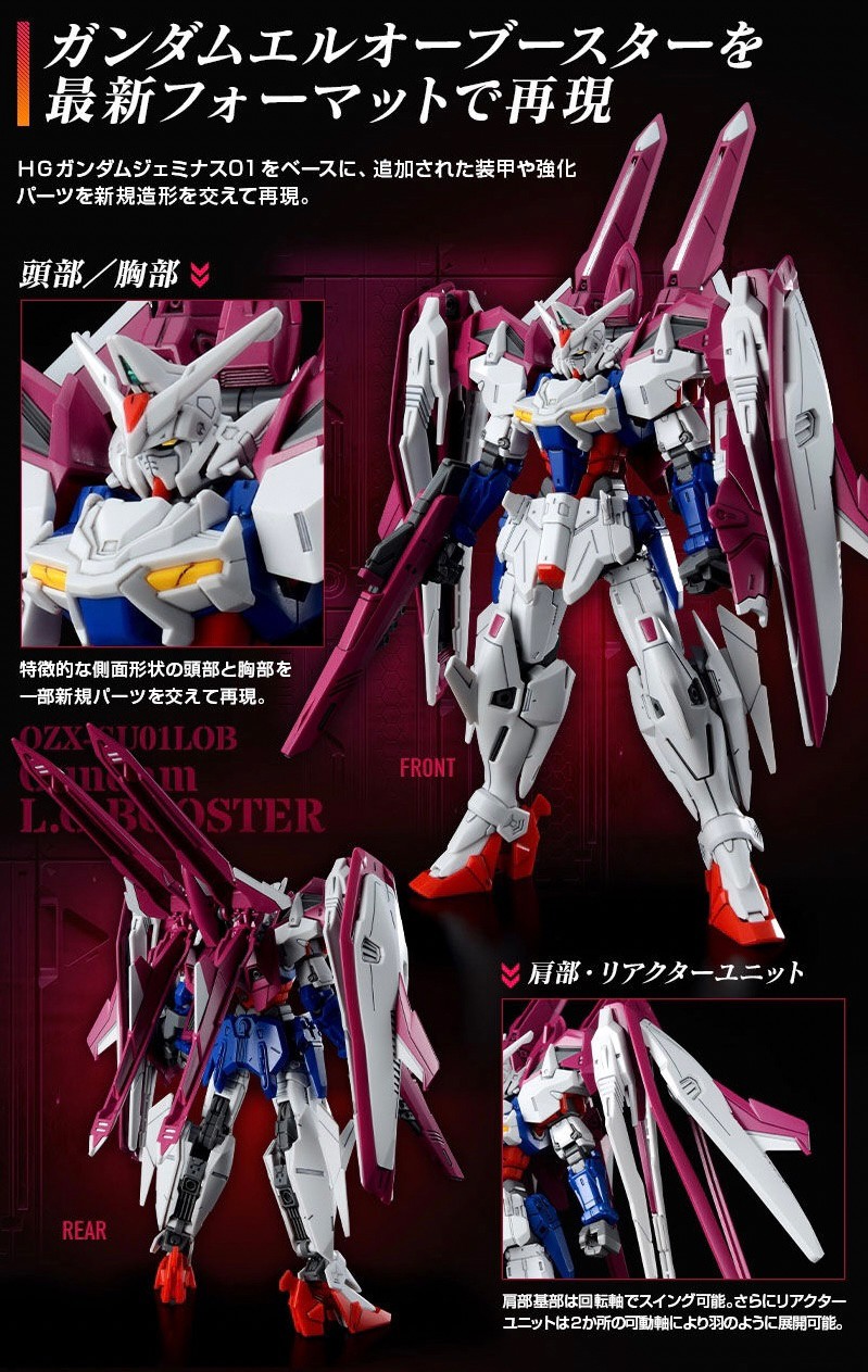 PRE-ORDER : HGAC 1/144 Gundam L.O. Booster Plastic Model