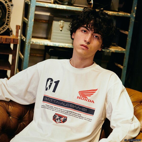 PRE-ORDER : "Shin Kamen Rider" Honda Long Sleeve T-shirt