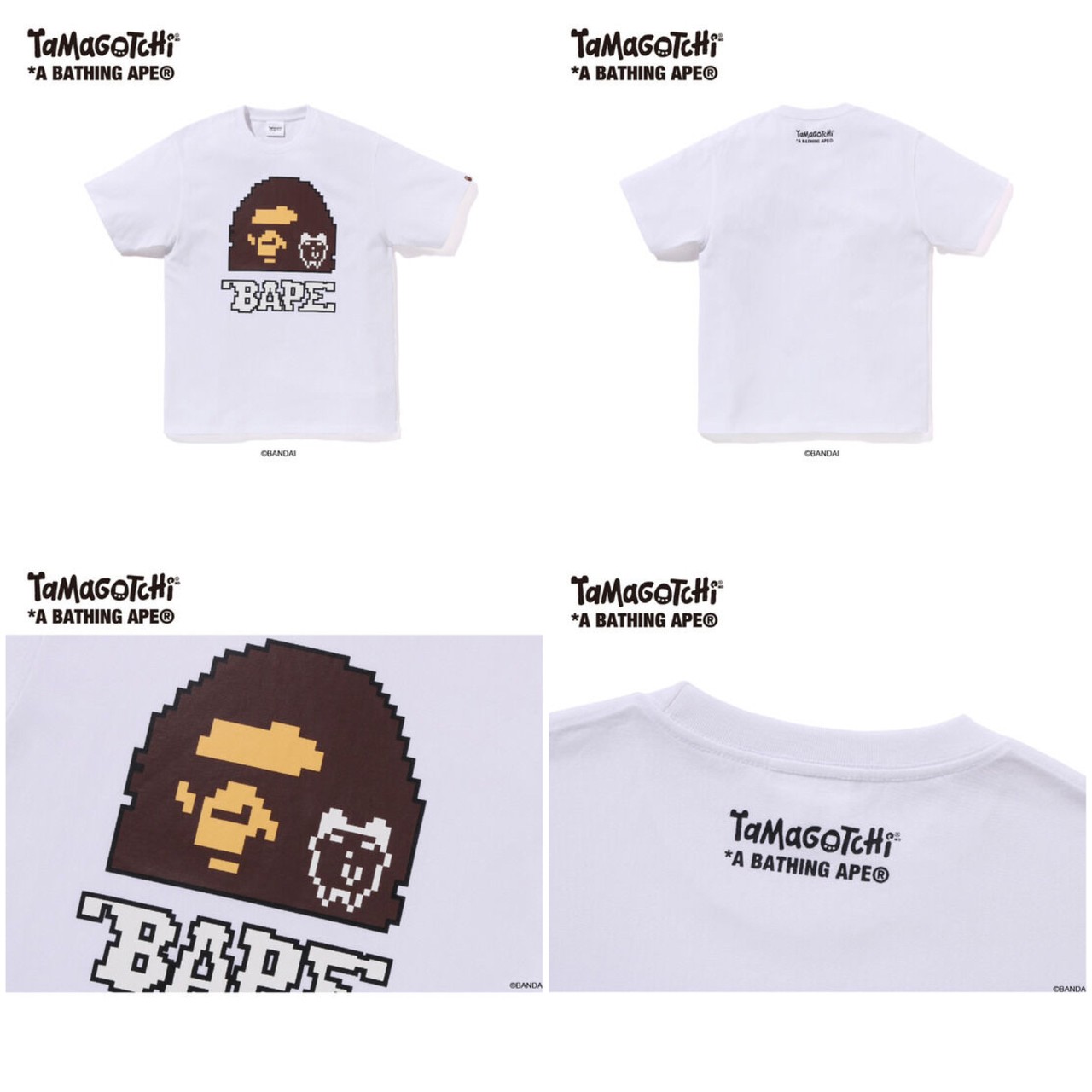 PRE-ORDER : Tamagotchi x A BATHING APE T-shirt 1-3