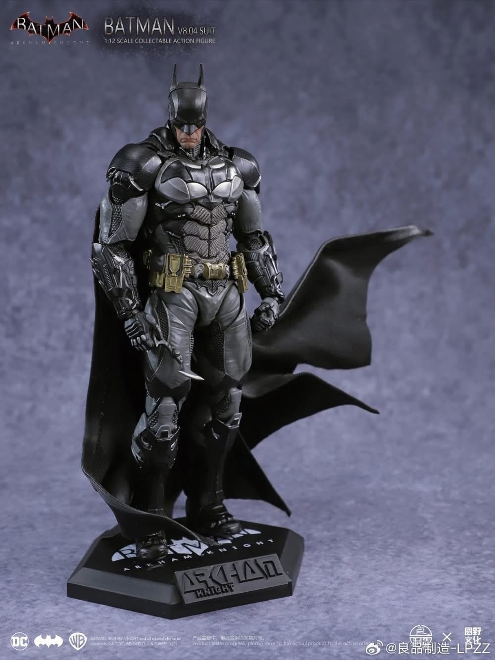 Pre-order : 1/12 Batman Arkham Knight Batman v8.04 Suit Collectable Action Figure by LPZZ Studio x YuanYe Culture