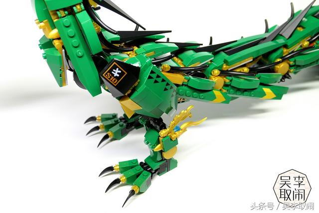 Lepin 8918 Ninjago Green Ninja Dragon Kirin 1443pcs (มีไฟ)