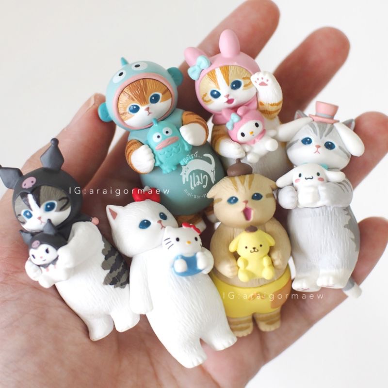 Mofusand x Sanrio Characters by Kitan Club (Set of 6)