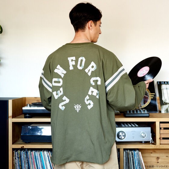 PRE-ORDER : STRICT-G.Fab Goodwear "Mobile Suit Gundam" Football Long Sleeve T-shirt