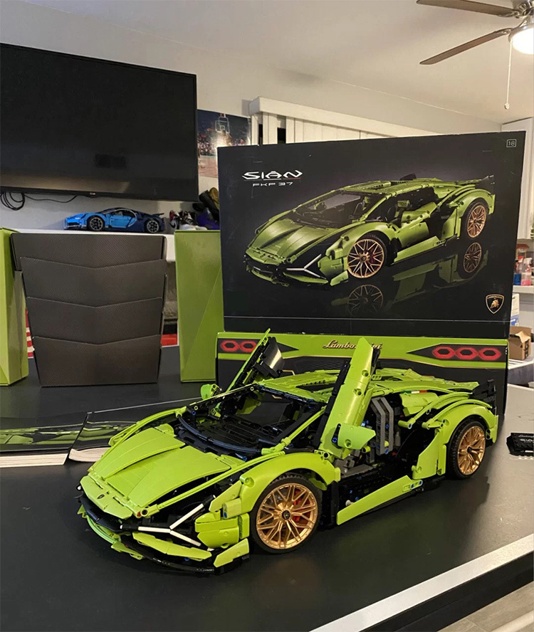 Le bo 10273 Lamborghini Sián FKP 37 3716pcs