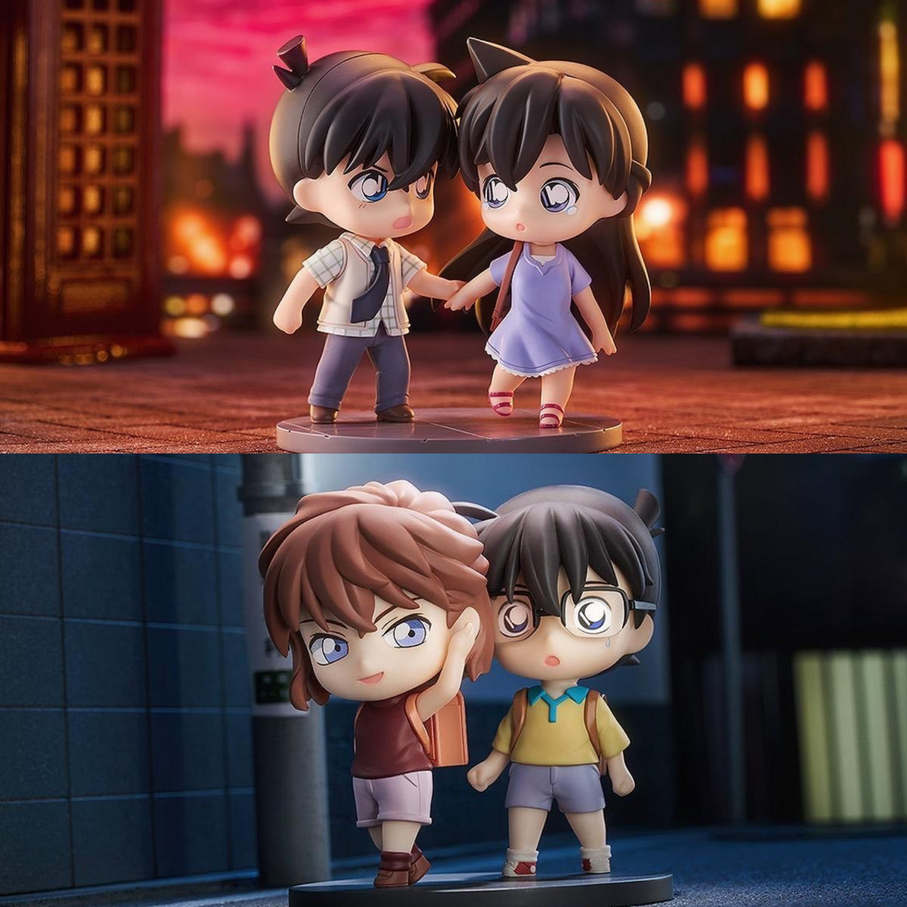 Pre-order : Qset+ Detective Conan Shinichi Kudo & Ran Mori / Conan Edogawa & Ai Haibara by Good Smile Company
