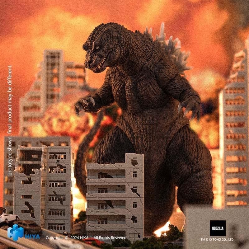 Pre-order : EXQUISITE BASIC Series Godzilla, Mothra and King Ghidorah: Giant Monsters All-Out Attack (2001) Godzilla GMK (2001) Action Figure by Hiya Toys