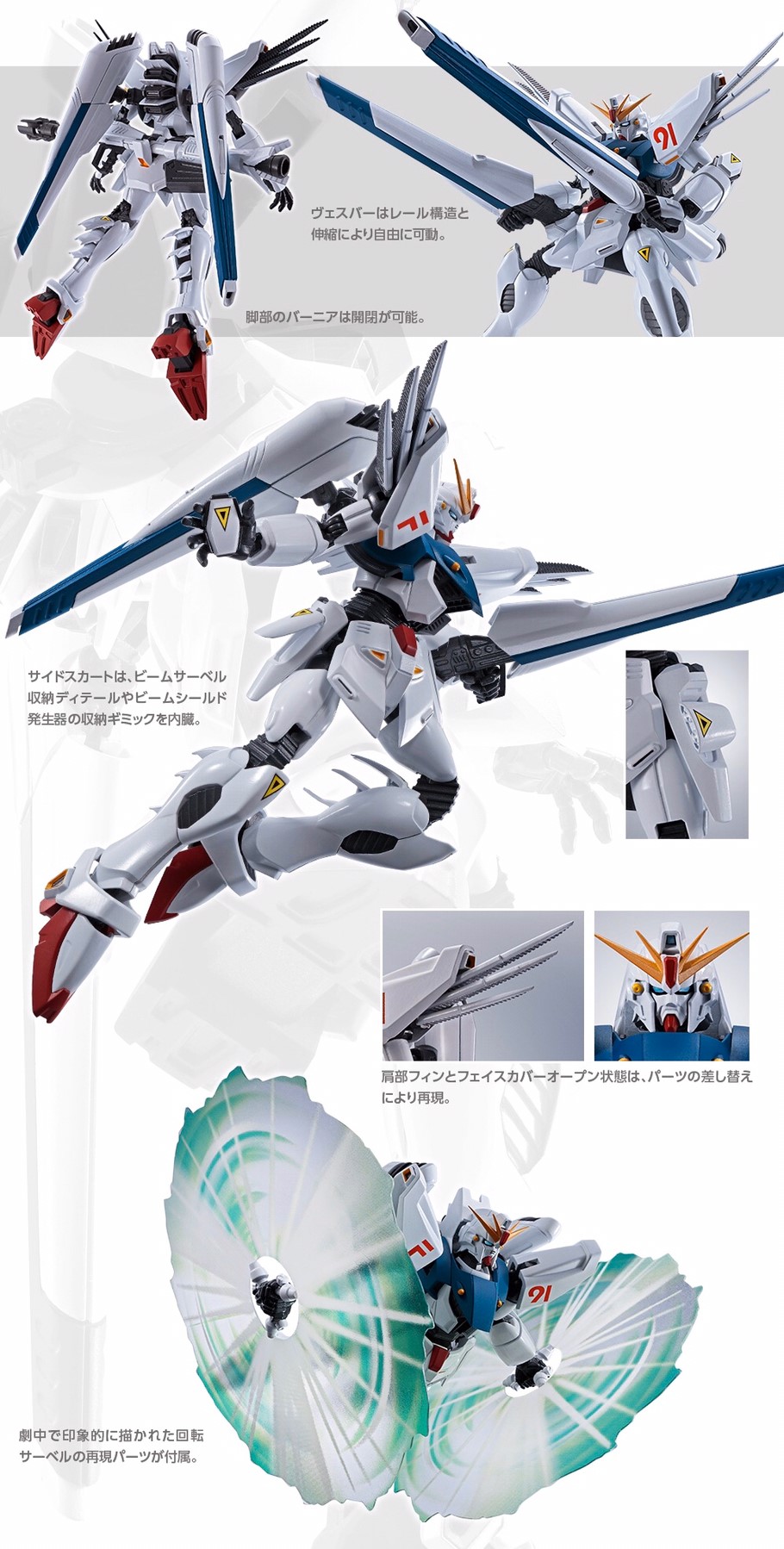 Pre-order : Robot Spirit <SIDE MS> Gundam F91 EVOLUTION-SPEC