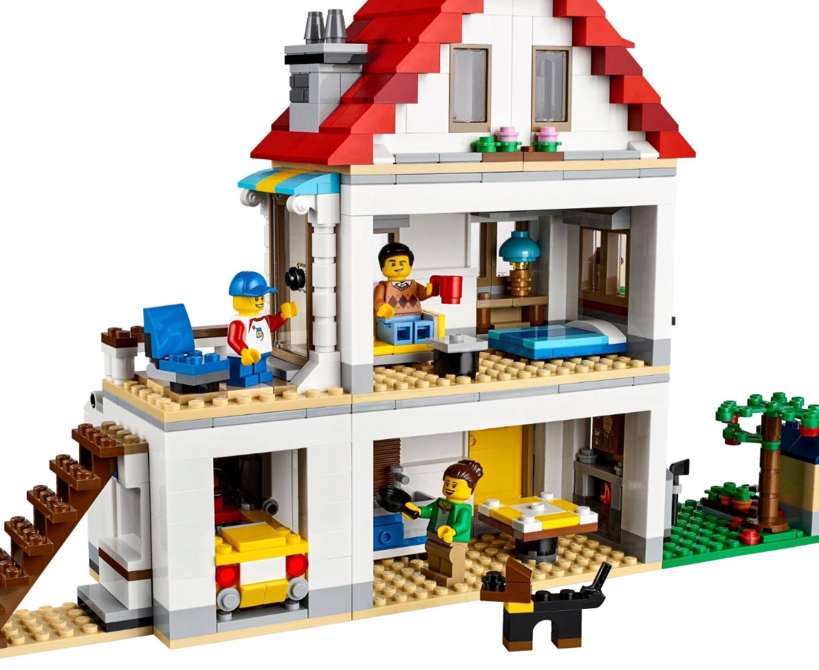 Lepin 24046 Modular Family Villa 815pcs (light brick)