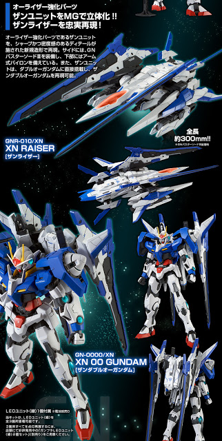 MG 1/100 00 XN Raiser Gundam by Premium Bandai
