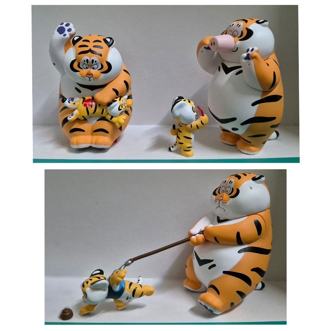 โมเดลได้ 1 ตัว | Panghu I,m Not Fat Tiger - Father & Stubborn Son Series by Funism