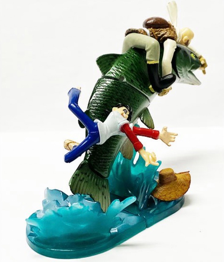 กาชาปอง เจ้าหนูสิงห์นักตก Fishing Boy Fisherman Sanpei Tsurikichi Sanpei Fishing Scene Collection ~Freshwater Fish Edition~ Gashapon by Epoch (Set of 5+1)