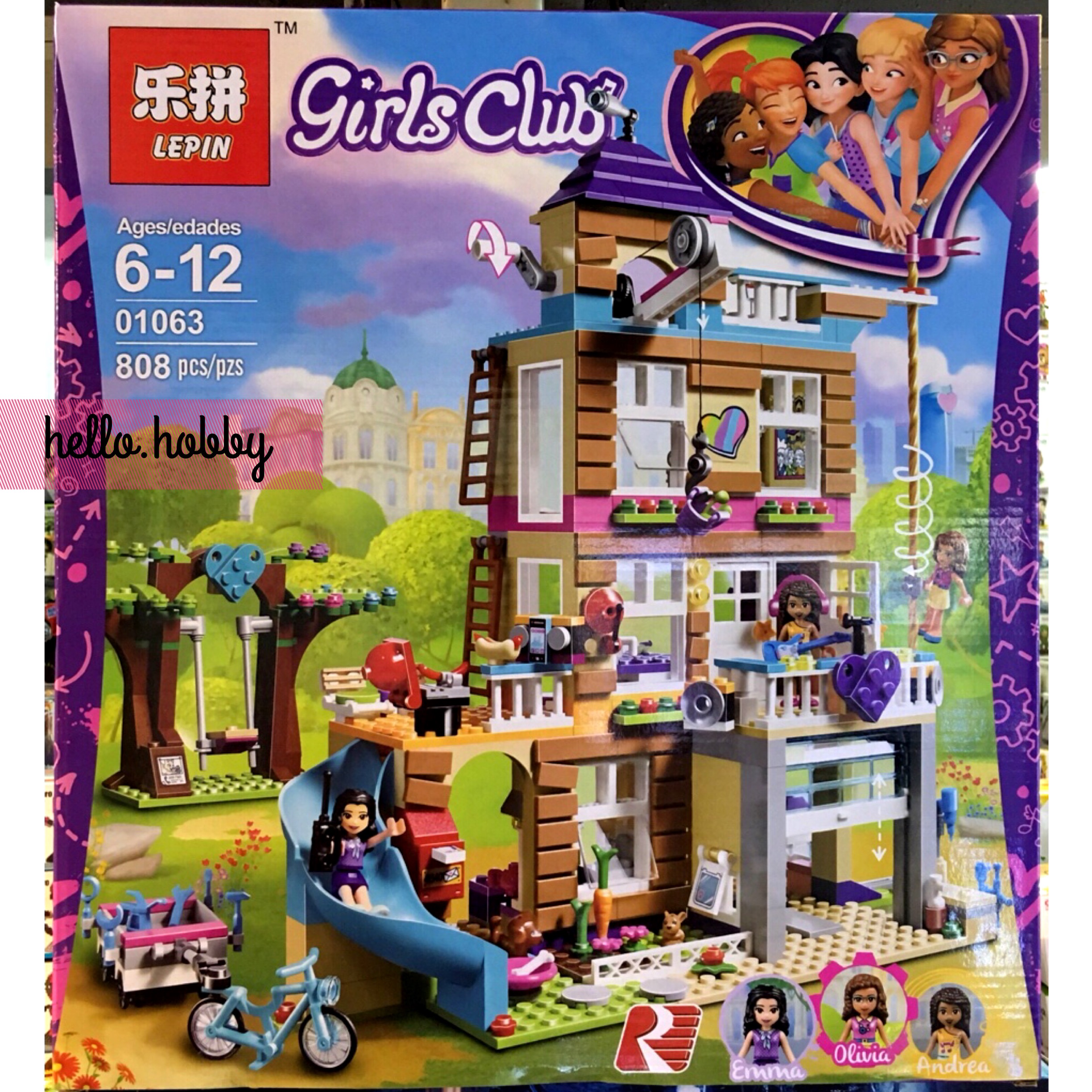 Lepin 01063 Friends Friendship House 808pcs
