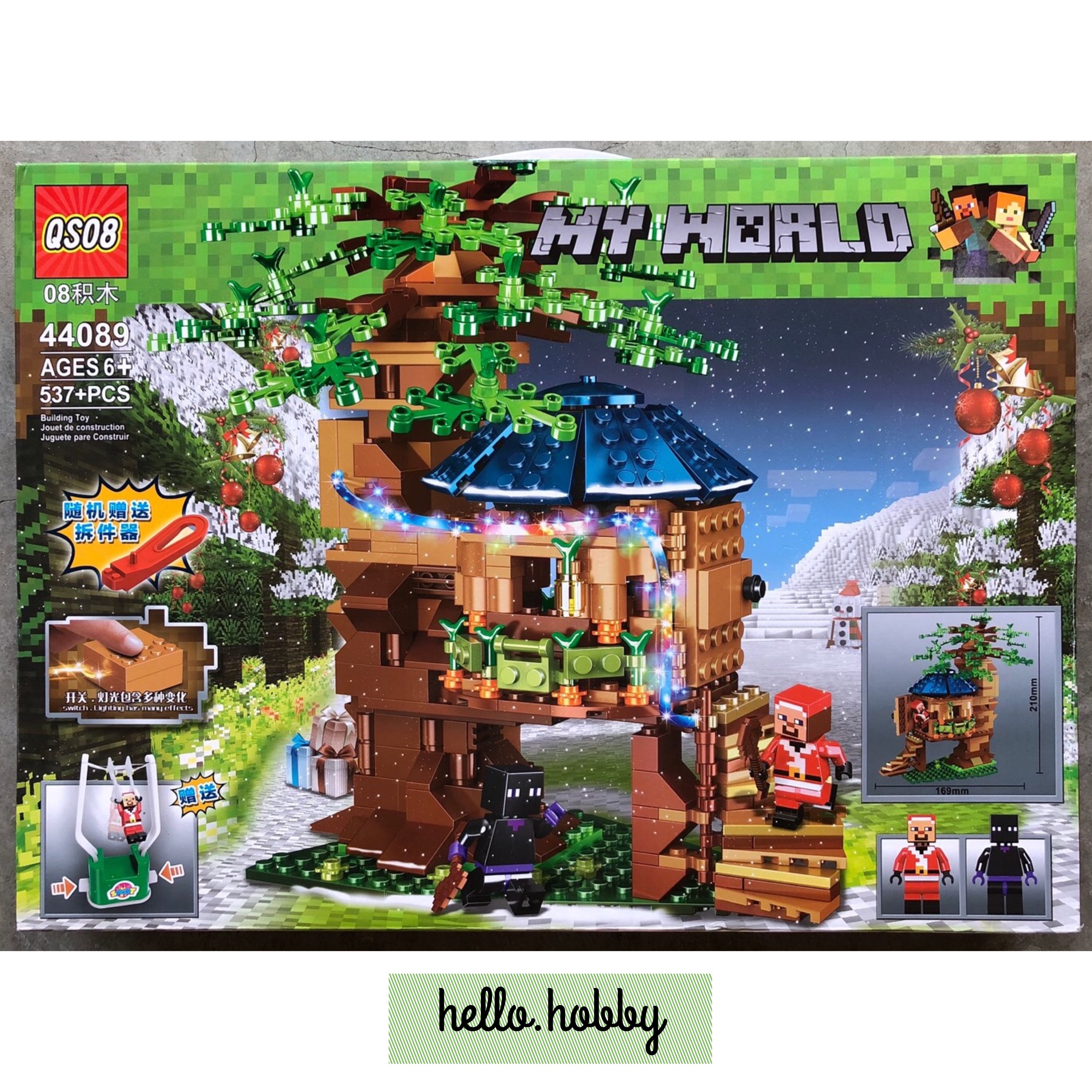 QS08 44089 Minecraft Tree House 537pcs